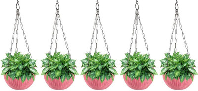 Muddstyles EcoBloom Multi-Pot Decorative Plant Container Set Plant Container Set(Pack of 5, Plastic)