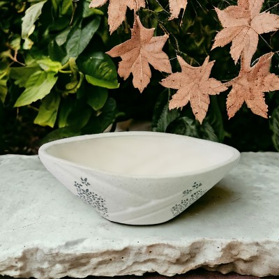 NDR PP-CM-WT-P015,Ceramic Ship shape Plant Pot Plant Container Set(Ceramic)