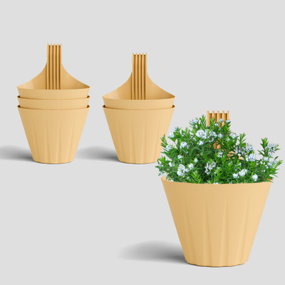 Yuccabe Italia Plant Container Set(Pack of 6, Plastic)