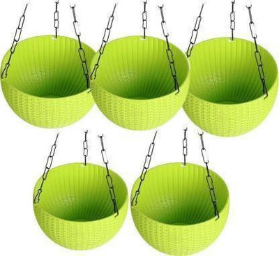 VirajSanchi Best Plant Container for Indoor and Outdoor need Plant Container Set(Pack of 5, Plastic)