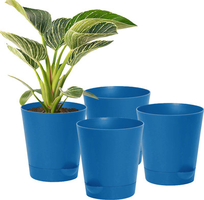 KUBER INDUSTRIES Plant Container Set(Pack of 4, Plastic)