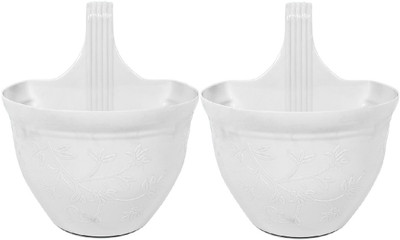 SimpleStuff Victor Small Plant Container Set(Pack of 2, Plastic)