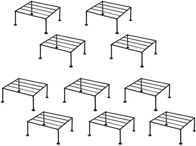 Knotify Plant Container Set(Pack of 10, Metal)