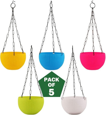 Thegreenheart Plant Container Set(Pack of 5, Plastic)