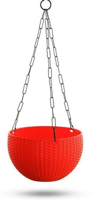 Besttrader Virajsanchi Hanging Pot Pack of 4 Plant Container Set(Pack of 4, Plastic)