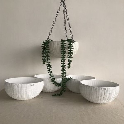 Funtastik Plant Container Set(Pack of 3, Plastic)