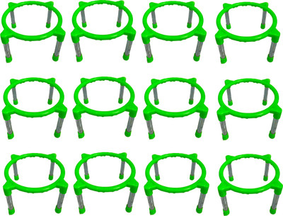 Mohit Plastic Pot Stand ( Unbreakble ) | Rust free | Holds Upto 50 kg | Plant Container Set Plant Container Set(Pack of 12, Plastic)