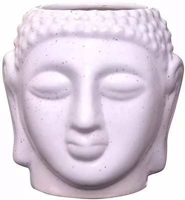 SBC SMALL BUDDHA SHAPE CERAMIC PLANTER Plant Container Set(Ceramic)