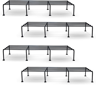 metalcraft Premium plant stand for office / balcony / terrace Plant Container Set(Pack of 4, Metal)