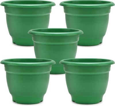 AMFENI 8*5 Plant Container Set(Pack of 5, Plastic)