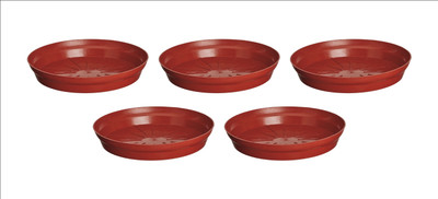 Besttrader 8 Inch Heavy Duty Plastic Bottam/Base Plants Plate,Tray Plant Container Set(Pack of 5, Plastic)