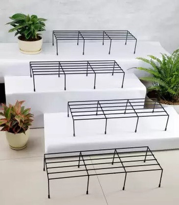 ZH HANDICRAFT Plant Container Set(Pack of 4, Metal)