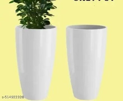 Funtastik Plant Container Set(Pack of 2, Plastic)