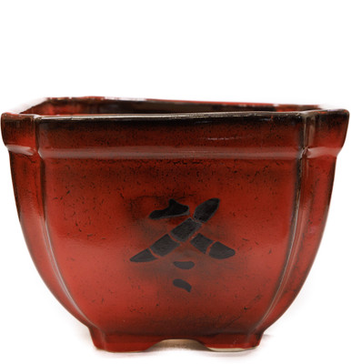 PLANTORI Red Pot for Plants | Big Size Planter Pot | Flower Pot | Bonsai Pot Plant Container Set(Ceramic)