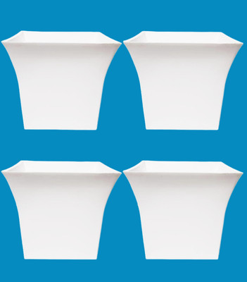 SNSHOPEE Plant Container Set(Pack of 4, Plastic)
