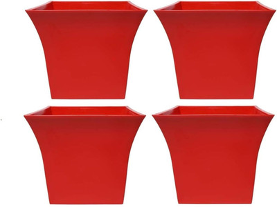 blooming furnancy Plant Container Set(Pack of 4, Plastic)