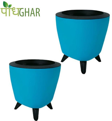 podhghar Plant Container Set(Pack of 2, Plastic)