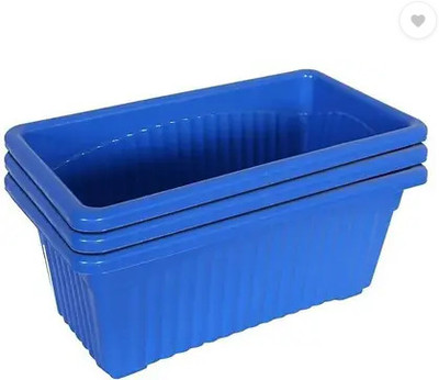 podhghar Podhghar Jupiter Pot Plant Container Set(Pack of 3, Plastic)