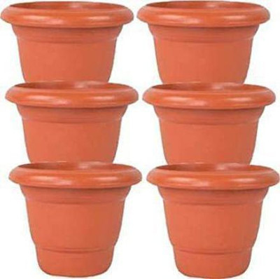 Besttrader Plant Container Set(Pack of 6, Plastic)