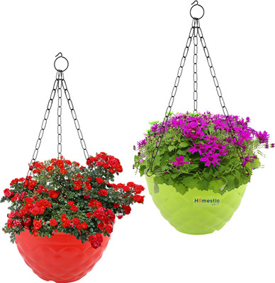 VirajSanchi Plant Container Set(Pack of 2, Plastic)