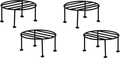 creativecraft Plant Container Set(Pack of 4, Metal)
