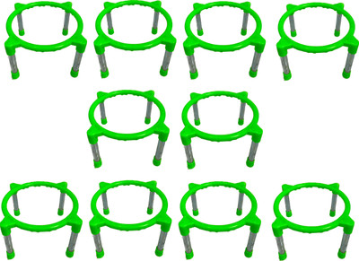 Mohit Plastic Pot Stand ( Unbreakble ) | Rust free | Holds Upto 50 kg | Plant Container Set Plant Container Set(Pack of 10, Plastic)