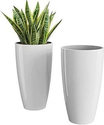 Funtastik Plant Container Set(Pack of 2, Plastic)
