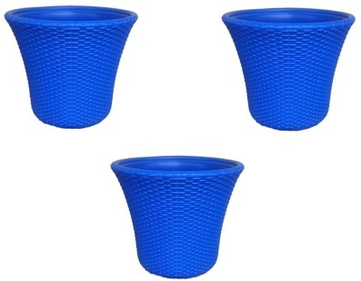 NATIONAL HANDI CRAFT Plant Container Set(Pack of 3, Plastic)