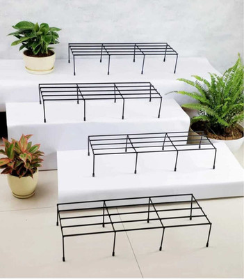 metalcraft METALCRAFT Plant Container Set(Pack of 4, Metal)