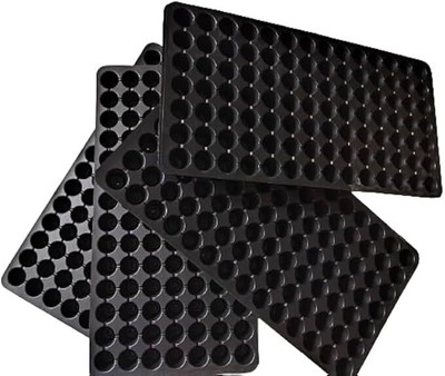 GARDENIFY INDIA 98 CAVITY SEEDLING TRAY SEED STARTING SEED GERMINATION SEEDLING NURSERY TRAY Plant Container Set(Pack of 5, Plastic)