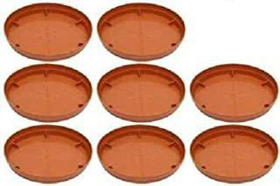 VirajSanchi Virajsanchi Plant Container Set(Pack of 8, Plastic)