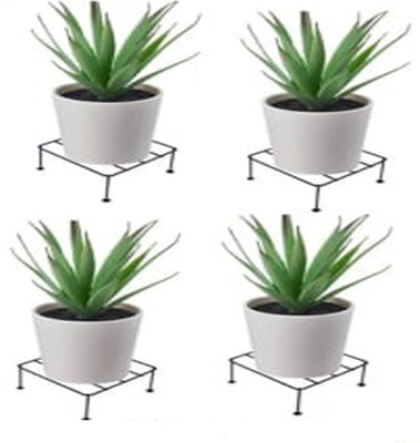 ALINZADECOR ALINZADECOR PLANTER STAND FOR PLANT STAND / POT & FLOWER STAND Plant Container Set(Pack of 4, Metal)