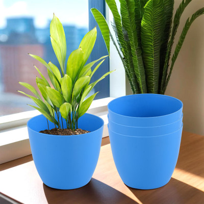 KUBER INDUSTRIES Plant Container Set(Pack of 4, Plastic)
