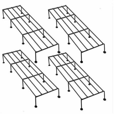 JNCRAFTS SET OF 4 PLANTER STAND Plant Container Set(Pack of 4, Metal)