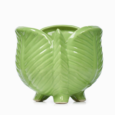Zeemokad Ceramic Green Color Indoor & Outdoor Pot You Can Plant Beautiful Plants in It, Plant Container Set(Ceramic)