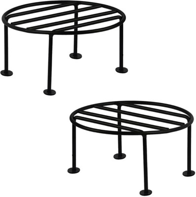 Sapna Enterprises Rust Free Gamla stand|outdoor stand|plant stand|Balcony pot|Pot Stand Plant Container Set(Pack of 2, Metal)