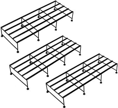 Garbnoire Plant Container Set(Pack of 3, Metal)