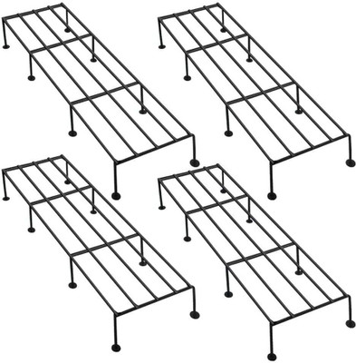 METALIUM METAL LARGE 5008 Planter Stand Plant Container Set(Pack of 4, Metal)
