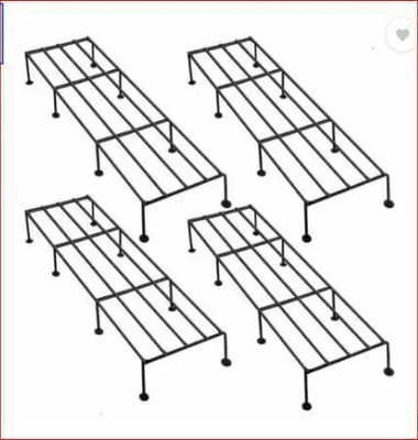 Sunwati SET OF 4 PLANTER STAND Plant Container Set Plant Container Set(Metal)