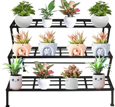 VIRUSHKA AND VIRUSHKA 5 POT 3 STEPS Plant Container Set(Metal)