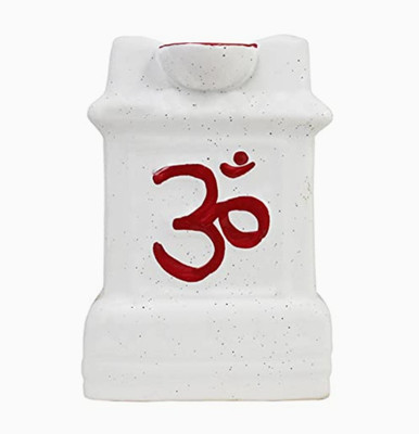 TrulyCeramics Shree Tulsi Design Small Ceramic Pot Plant Container Set(Ceramic)