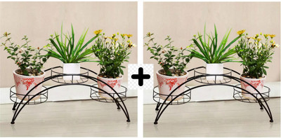 MEENA ENTERPRISES Plant Container Set(Pack of 2, Metal)