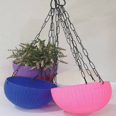 VirajSanchi Plant Container Set(Pack of 3, Plastic)