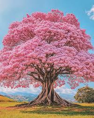 KUMUBON Tabebuia rosea(Hybrid, Pack of 1)