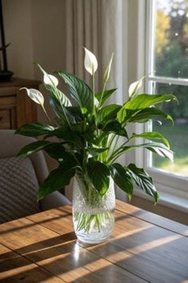 GreenyOn Peace Lily Plant(Hybrid, Pack of 1)