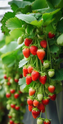 BREEZY BLOOMS Strawberry Plant(Hybrid, Pack of 1)