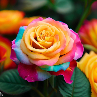 Guruji Rose Plant(Hybrid, Pack of 1)