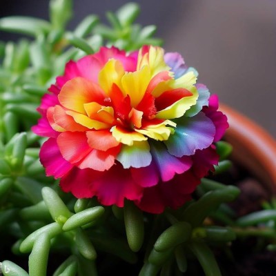 ibains Portulaca hybrid seeds Seed(17 per packet)