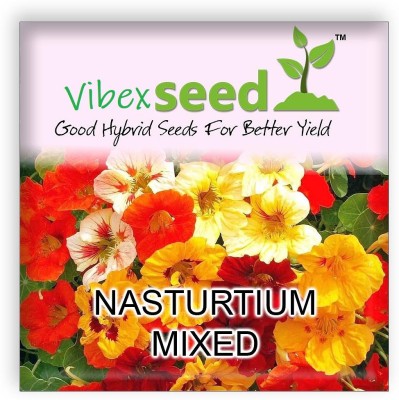 CYBEXIS Flower - Nasturtium Trailing Mixed Seed(50 per packet)