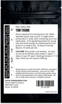 VibeX VXI-87 - Tom Thumb Pea - (100 Seeds) Seed(100 per packet)